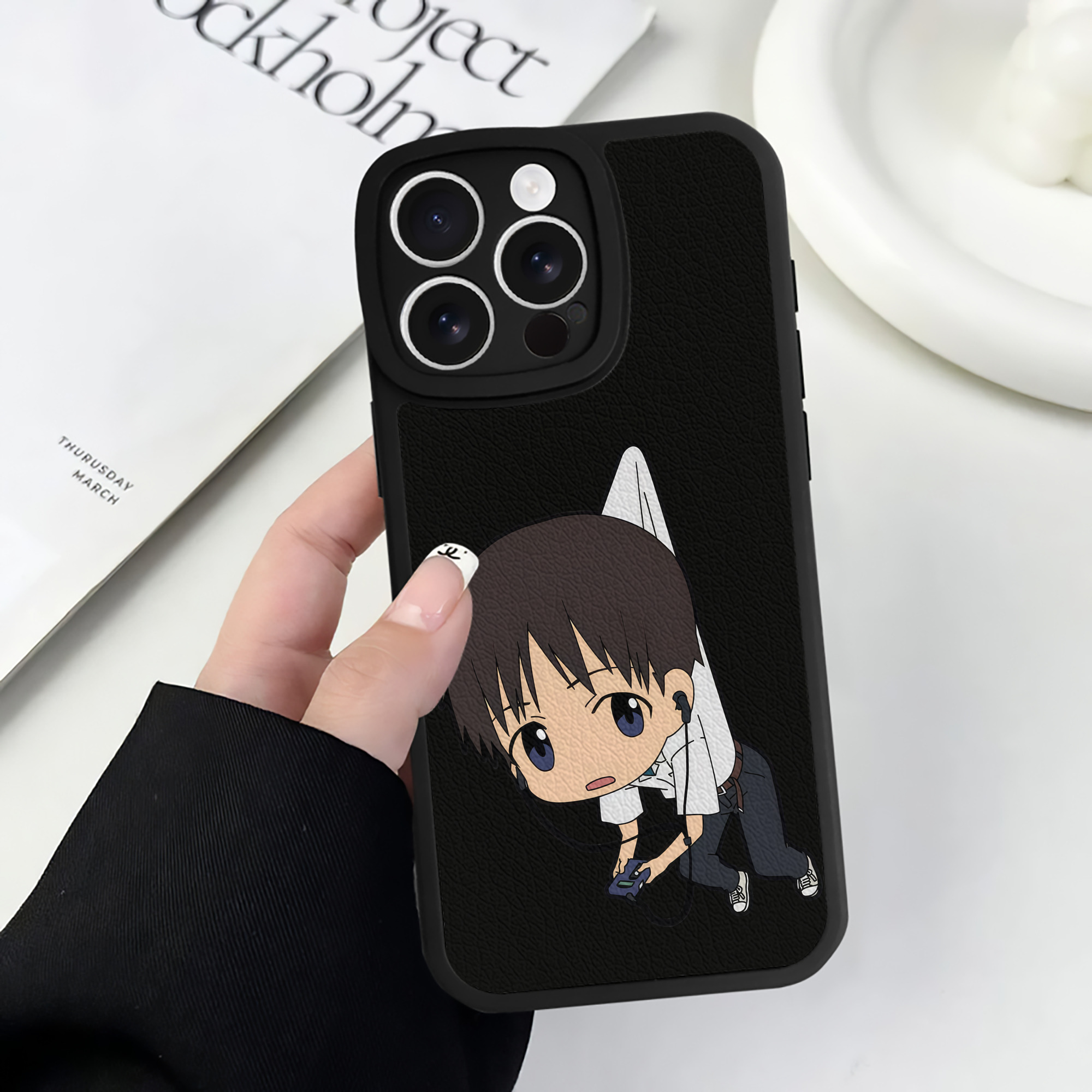 （画像用） EVA 新世紀エヴァンゲリオン 【iPhone 16シリーズ対応】シリコンスマホケース（レザー調） 材質：シリコン